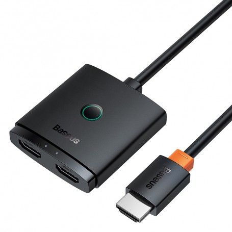 Adaptor HDMI la 2x HDMI, 4K@60Hz - Baseus Adapter AirJoy (B01331105111-01) - Negru