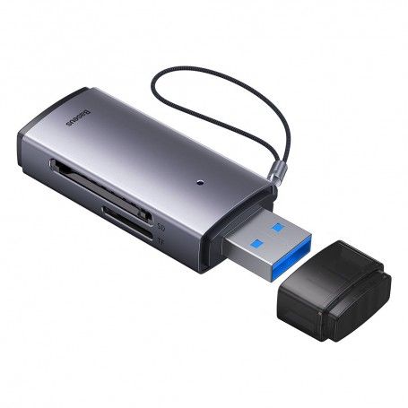 Adaptor USB to SD, TF - Baseus Lite Series (WKQX060013) - Grey