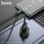 Incarcator de Smartphone pentru Masina Fast Charging, 18W - Hoco (Z49A) - Metal Gray