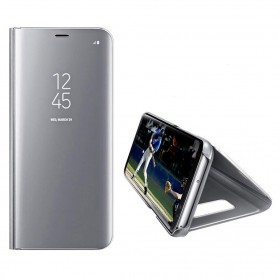 Husa Telefon Samsung Galaxy A20e - Flip Mirror Stand Clear View  - 5