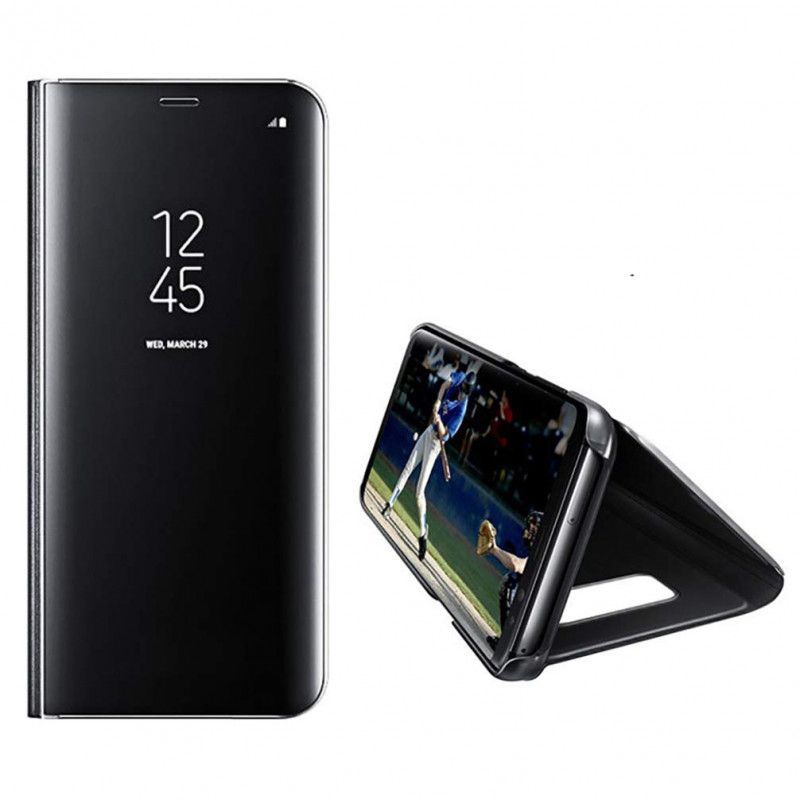 Husa Telefon Samsung Galaxy A21s - Flip Mirror Stand Clear View  - 1