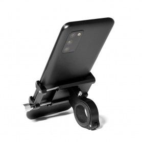 Suport pentru Bicicleta, Smartphone-uri 4.5 - 7 inch, IPX4 - Hoco Rider (CA101) - Negru