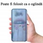 Husa Telefon Samsung Galaxy A71 - Flip Mirror Stand Clear View