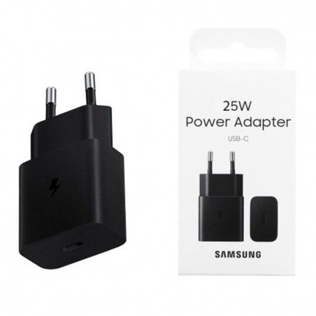 Incarcator pentru Priza Type-C, Super Fast Charging, 25W - Samsung T2510N (EP-T2510NBEGEU) - Negru (Blister Packing)