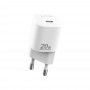 Lito - Wall Charger (LT-LC01) - Type-C PD20W Fast Charging for iPhone, Samsung, iPad - Alb