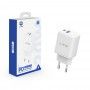 Lito - Wall Charger (LT-LC02) - Type-C PD20W, USB-A 18W, Fast Charging for iPhone, Samsung, iPad - Alb