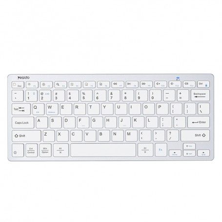 Yesido - Wireless Keyboard (KB11) - Support Multi-Device Sharing, Quick Response - Alb