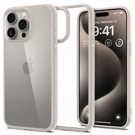 Husa pentru iPhone 15 Pro - Spigen Air Skin Hybrid - Crystal Clear
