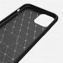 Husa pentru iPhone 11 Pro - Techsuit Carbon Silicone - Neagra