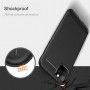 Husa pentru iPhone 11 Pro Max - Techsuit Carbon Silicone - Neagra