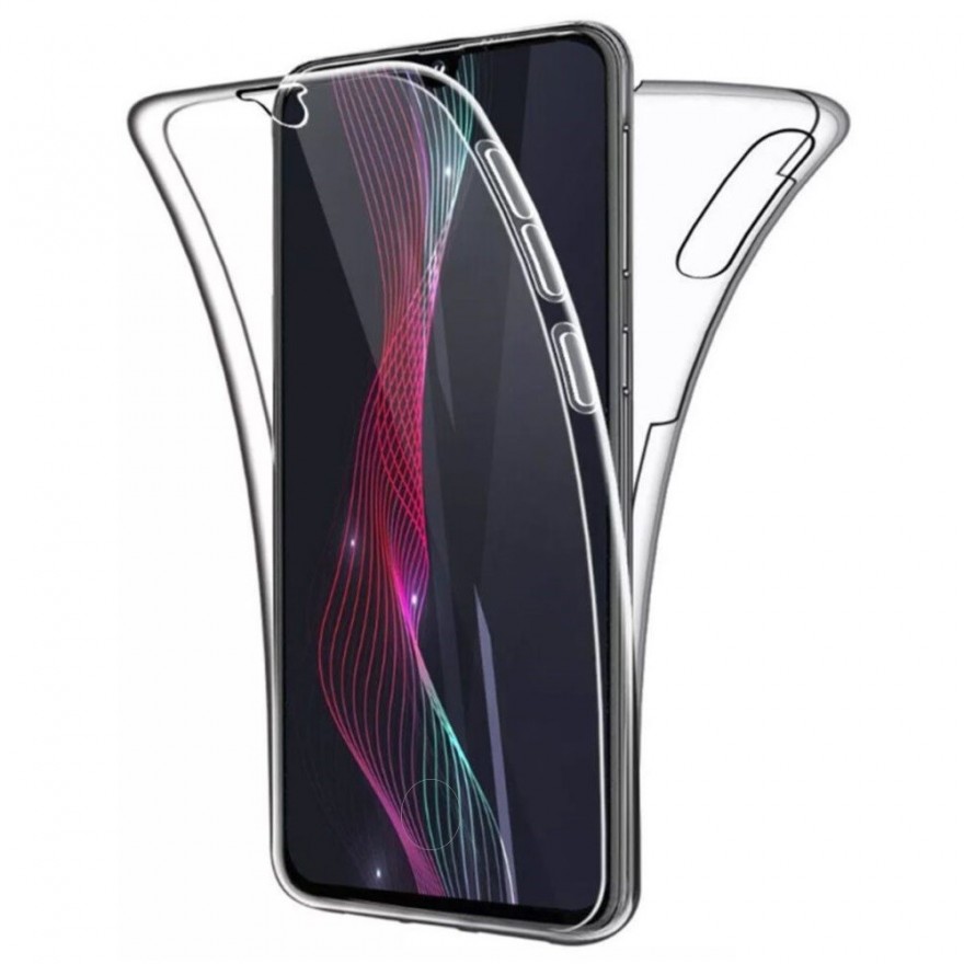 Husa Samsung Galaxy A10 - Silicon Tpu Full 360 ( Fata+Spate) , transparenta  - 1