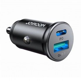 Incarcator Auto USB, Type-C, Fast Charging, 30W - JoyRoom (JR-CCN05) - Negru