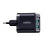 Incarcator 2x USB, Quick Charge, 2.4A, 12W - JoyRoom (JR-TCN01) - Negru