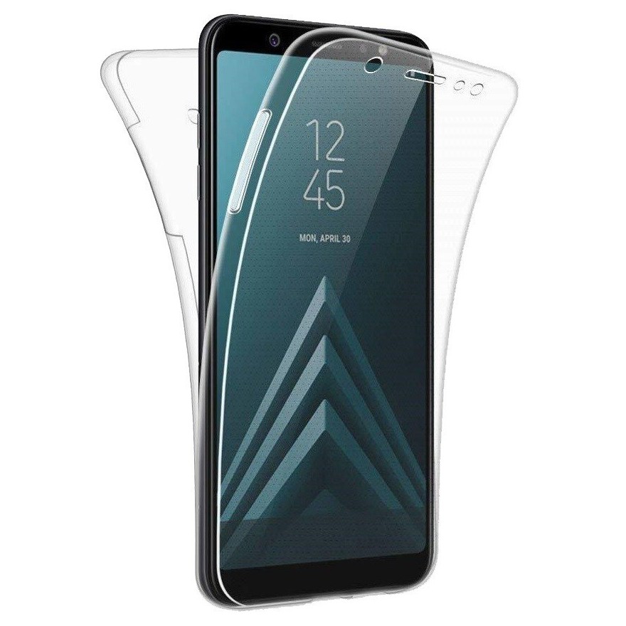 Husa Samsung Galaxy J4+ Plus (2018) - Silicon Tpu Full 360 ( Fata+Spate) , transparenta  - 1