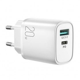 Incarcator USB, Type-C, Fast Charging, 20W - JoyRoom (L-QP2011) - Alb