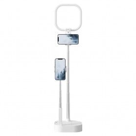 Suport Birou Telefon - Techsuit Adjustable Tablet / Watch Aluminium Stand (RX-2010) - Negru