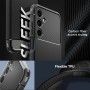 Husa pentru Samsung Galaxy A25 5G - Spigen Rugged Armor - Neagra