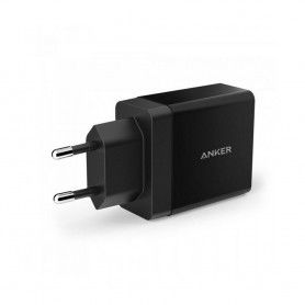 Incarcator Priza 2 x USB, 24W, PowerIQ - Anker (A2021L11) - Negru