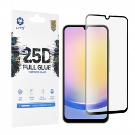 Folie pentru Samsung Galaxy A15 4G / A15 5G / A24 / A25 5G - Techsuit 111D Full Cover / Full Glue Glass - Negru