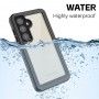 Husa pentru Samsung Galaxy S24 Plus - ShellBox Waterproof IP68 Case - Neagra