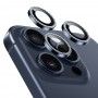 Folie Camera pentru iPhone 15 Pro / 15 Pro Max - ESR Lens Protector Tempered Glass - Rhinestone