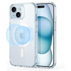 Husa pentru iPhone 15 - Spigen Air Skin Hybrid - Crystal Clear