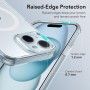 Husa pentru iPhone 15 - ESR Classic Hybrid HaloLock - Clear Albastra