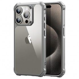 Husa pentru iPhone 15 Pro - ESR Air Shield Boost Kickstand - Translucent Neagra