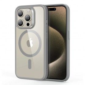 Husa pentru iPhone 15 Pro - Nillkin CamShield Silky MagSafe Silicone - Haze Albastra