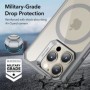 Husa pentru iPhone 15 Pro - ESR Air Armor HaloLock - Clear Grey