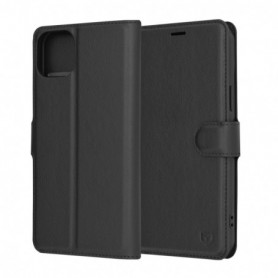 Husa pentru iPhone 15 Plus - Techsuit Leather Folio - Neagra