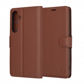 Husa pentru Samsung Galaxy S24 Plus - Techsuit Leather Folio - Maro