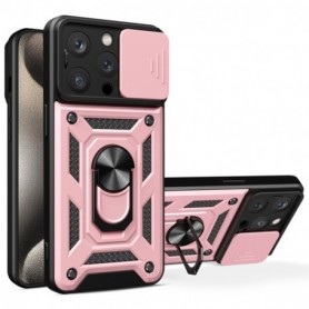 Husa pentru iPhone 15 Pro Max - Techsuit CamShield Series - Rose Gold