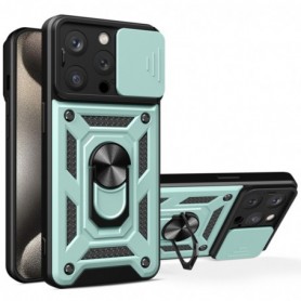 Husa pentru iPhone 15 Pro Max - Techsuit CamShield Series - Verde