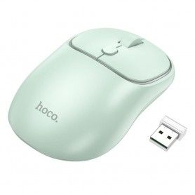 Mouse Fara Fir 2.4G, 1600 DPI - Hoco Royal (GM25) - Light Verde