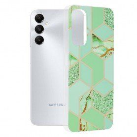 Husa pentru Samsung Galaxy A05s - Techsuit Marble Series - Verde Hex