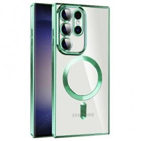Husa pentru Samsung Galaxy S24 Ultra - Techsuit Luxury Crystal MagSafe - Light Verde