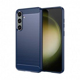 Husa pentru Samsung Galaxy S24 Plus - Techsuit Carbon Silicone - Albastra