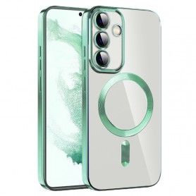 Husa pentru Samsung Galaxy S24 - Techsuit Luxury Crystal MagSafe - Light Verde