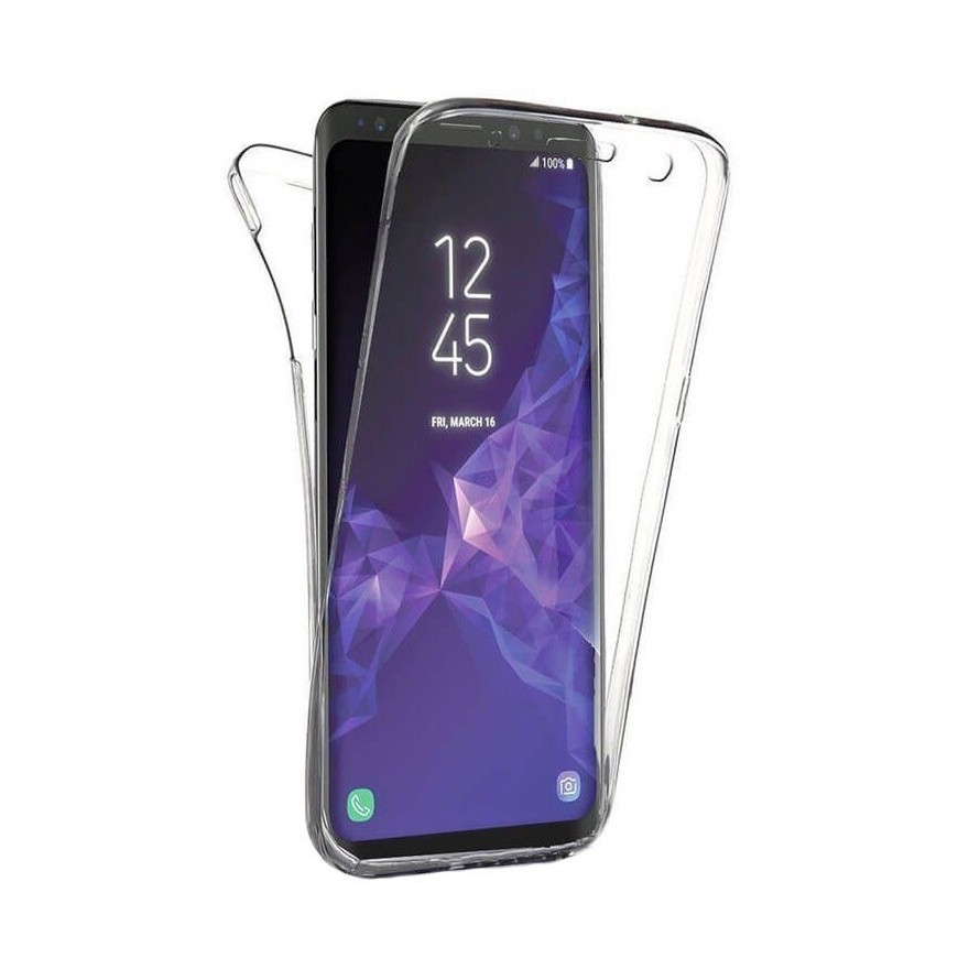 Husa Samsung Galaxy S9 - Silicon Tpu Full 360 ( Fata+Spate) , transparenta  - 1