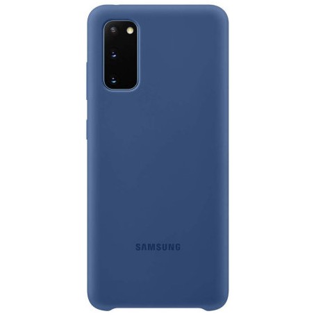 Husa Originala Samsung Galaxy S20+ Plus, Silicon Navy Blue