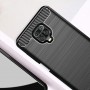 Husa Tpu Carbon Fibre pentru Xiaomi Redmi Note 9S / Redmi Note 9 Pro, Neagra  - 3