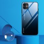 Husa iPhone 12 / iPhone 12 Pro - Gradient Glass, Albastru cu Negru  - 2
