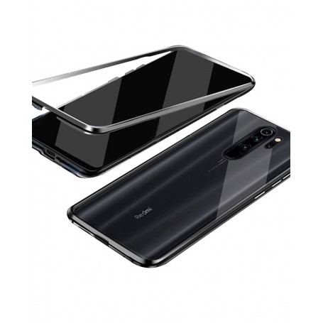 Husa Magnetica 360 cu sticla fata spate, pentru Xiaomi Redmi Note 8 Pro