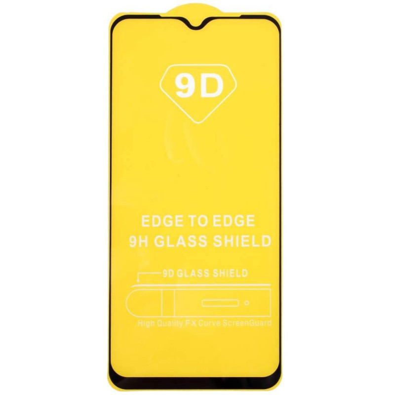 Folie Protectie Ecran pentru Xiaomi Redmi 9, Sticla securizata, Neagra