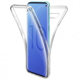 Husa Samsung Galaxy S10 - Silicon Tpu Full 360 ( Fata+Spate) , transparenta  - 1