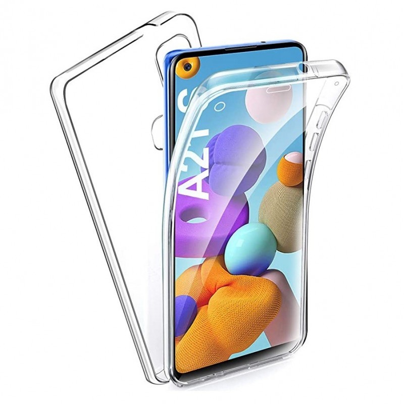 Husa Samsung Galaxy A21s - FullCover 360 (Fata + Spate), transparenta