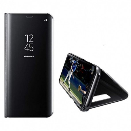Husa Telefon Samsung Galaxy A12 / Galaxy A12 (2021) Nacho - Flip Mirror Stand Clear View