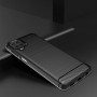 Husa Tpu Carbon Fibre pentru Samsung Galaxy A12 / Galaxy A12 (2021) Nacho, Neagra