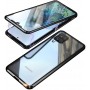 Husa Magnetica 360 cu sticla fata spate, pentru Samsung Galaxy A12 / Galaxy A12 (2021) Nacho